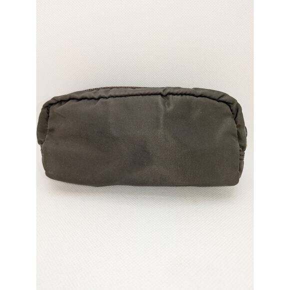 PRADA Pouch Tessuto Green Nylon Khaki Authentic Zip Bag - Picture 7 of 10